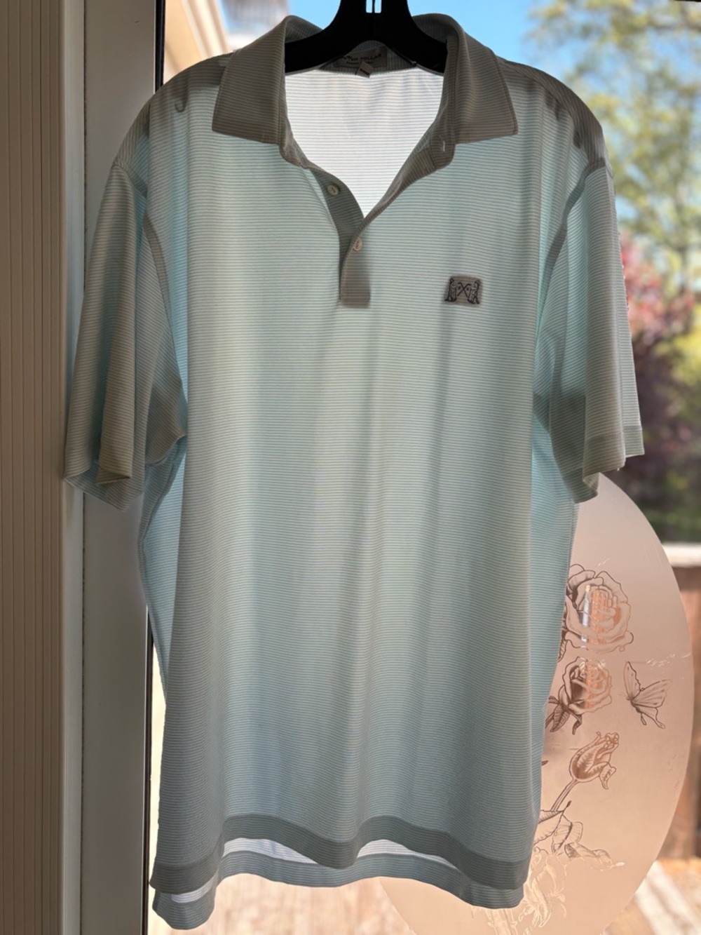Peter Millar Light Mint Green Short Sleeve Polo